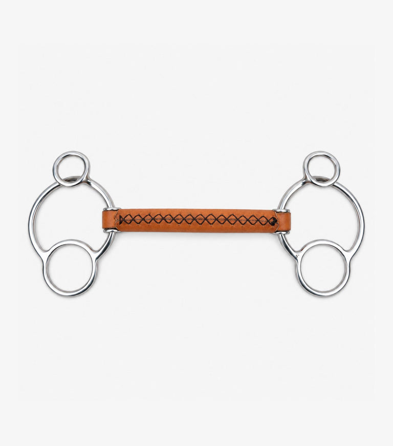 full leather universal gag with straight bar