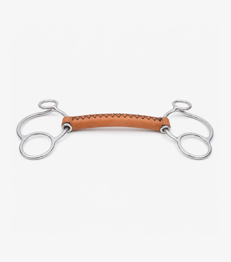 full leather universal gag with straight bar