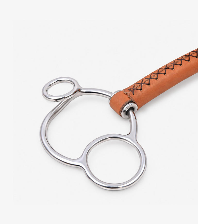 full leather universal gag with straight bar