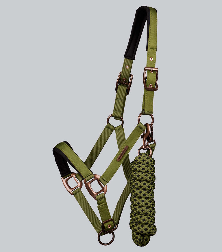 fusco head collar with rope