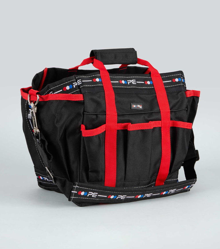Grooming Kit Bag Black & Red Premier Equine Int. Ltd.