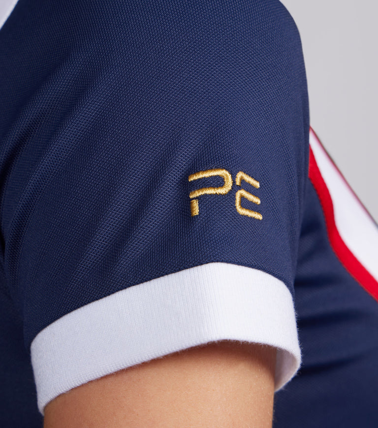 Heritage-polo-top-navy:Navy