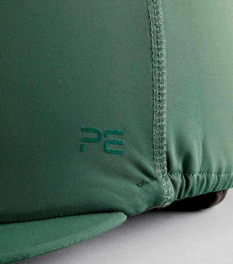 Jersey Hat Silk with Faux Fur Pom Pom