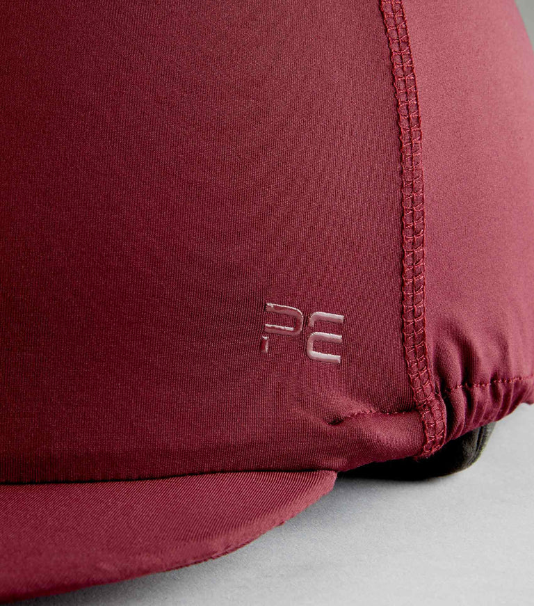 Jersey Hat Silk with Faux Fur Pom Pom