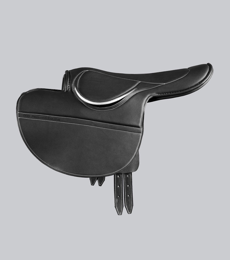 Leather Exercise Racing Saddle Half Tree