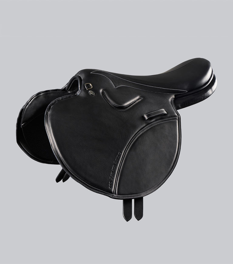 Leather Exercise Racing Saddle Full Tree