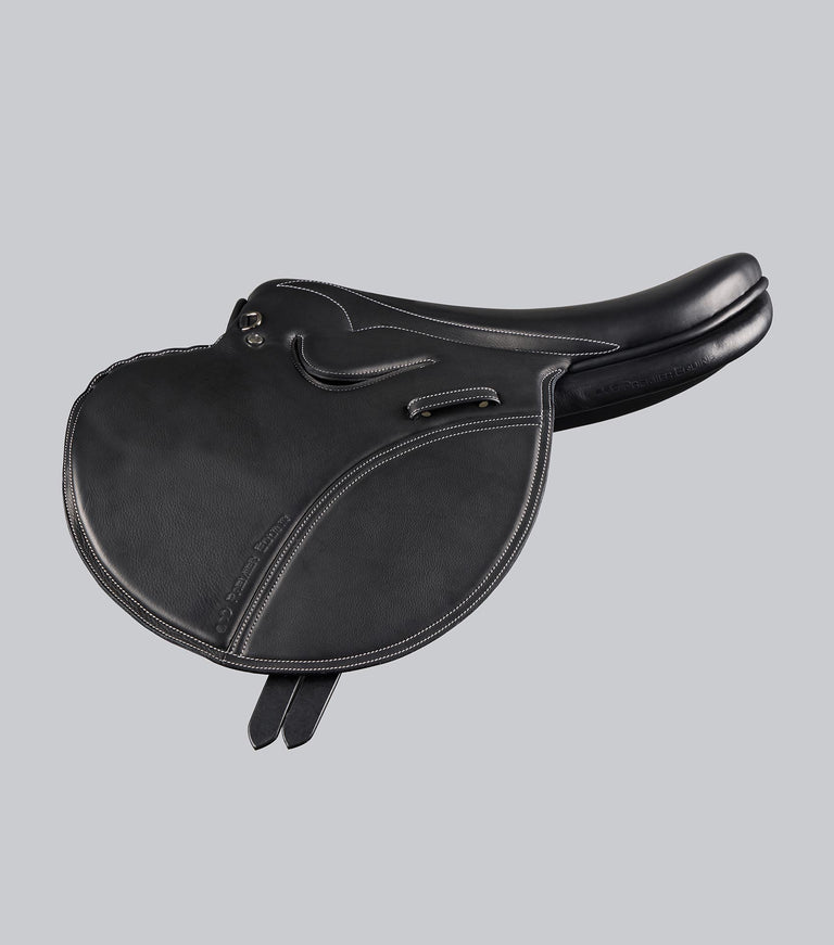 Leather Exercise Racing Saddle Full Tree