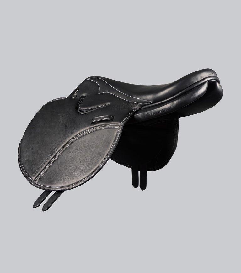 Leather Exercise Racing Saddle Full Tree