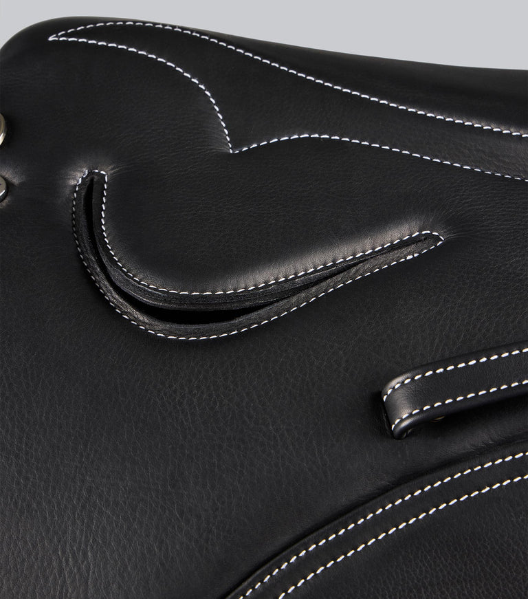 Leather Exercise Racing Saddle Full Tree