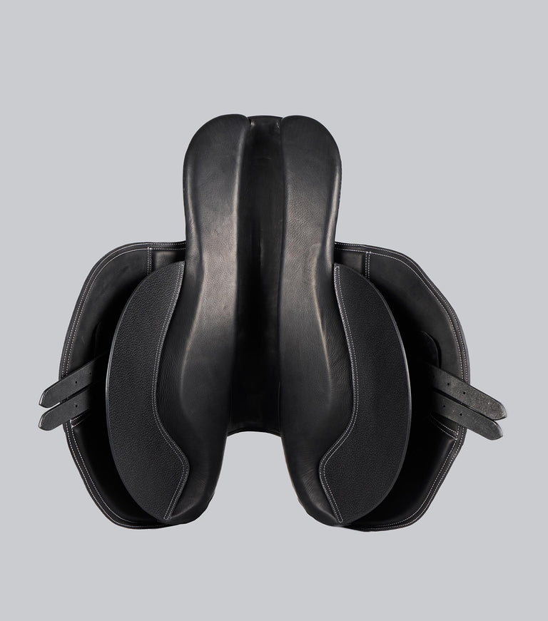 Leather Exercise Racing Saddle Full Tree