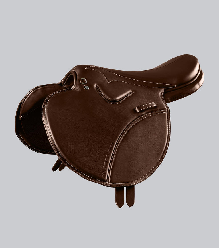 Leather Exercise Racing Saddle Full Tree