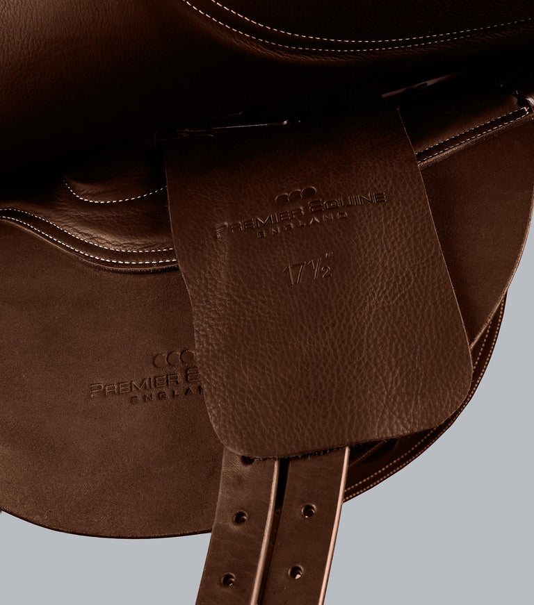 Leather Exercise Racing Saddle Full Tree