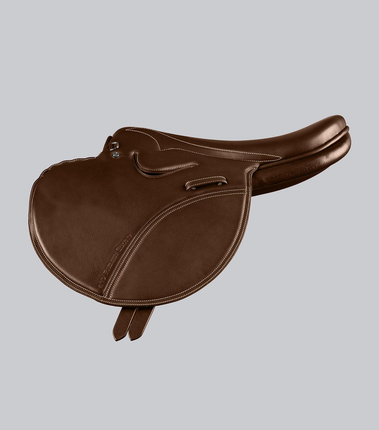 Leather Exercise Racing Saddle Full Tree