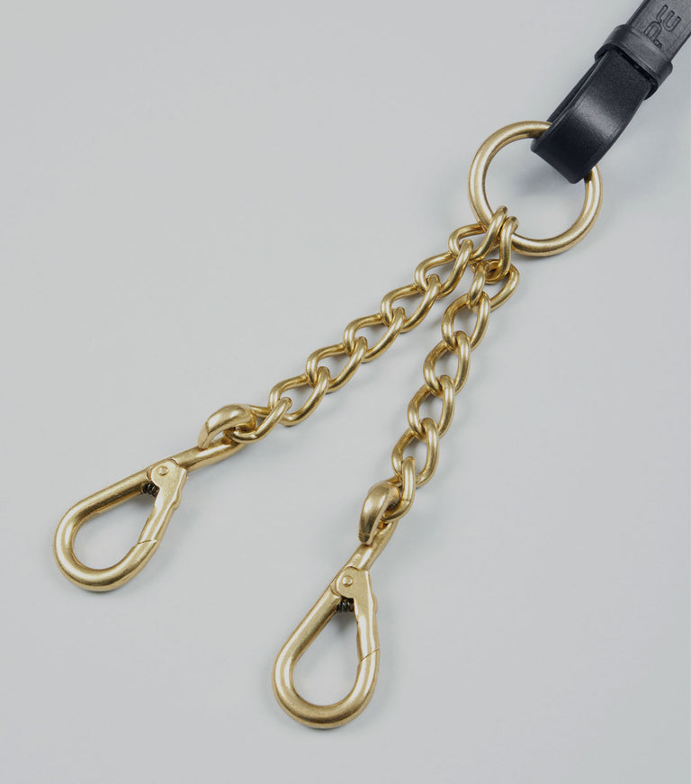 Leather Lead Rein with Chain Coupling