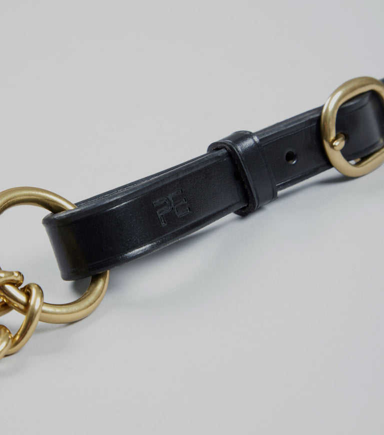 Leather Lead Rein with Chain Coupling