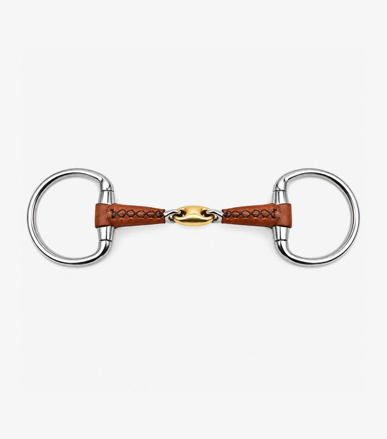 leather mouth eggbutt ring with aurion lozenge