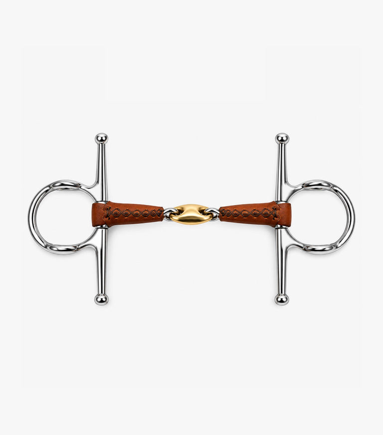 leather mouth full cheek gag with aurion lozenge