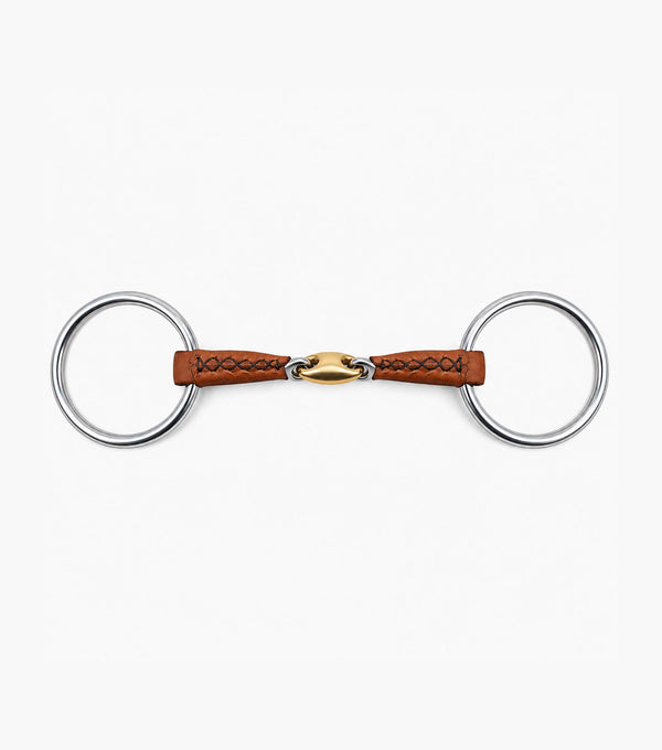 leather mouth loose ring with aurion lozenge