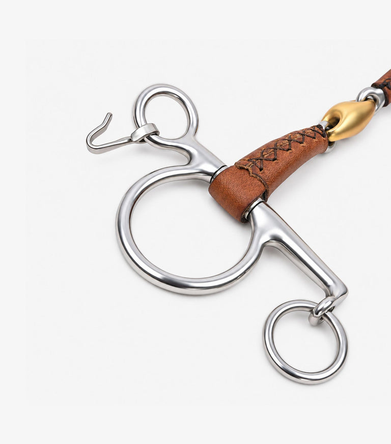 Leather Mouth Pelham Short Curb with aurion lozenge