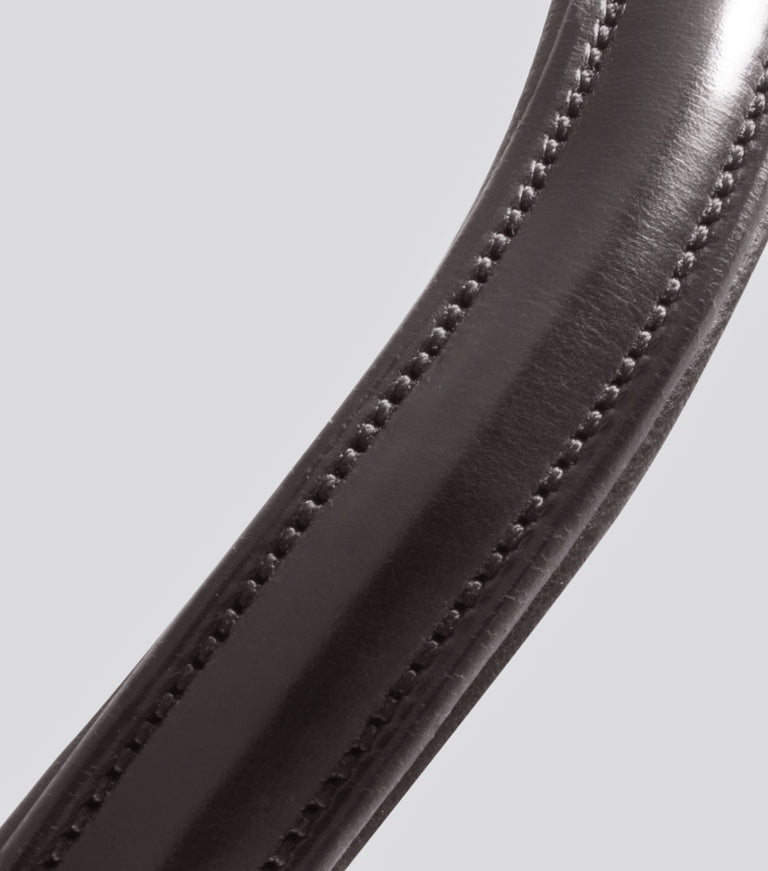 Liscio Plain Shaped Leather Browband