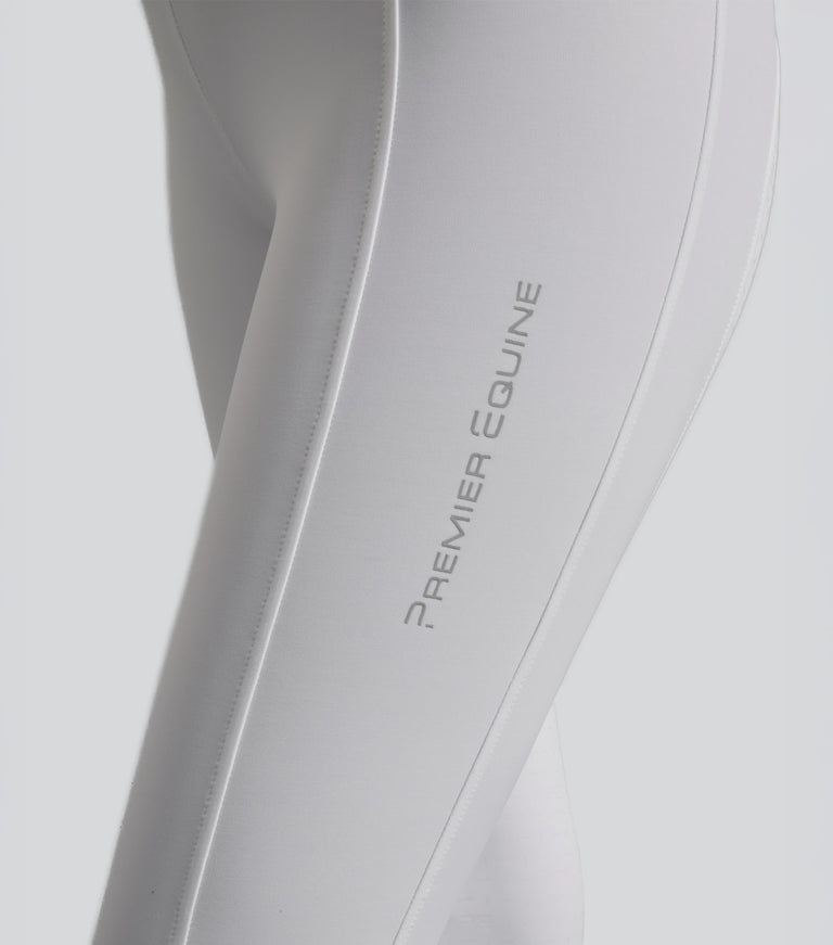 Luceo Ladies Full Seat Competition Riding Tights White