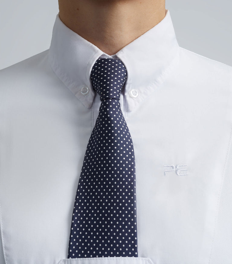 Luciana Ladies Short Sleeve Tie Shirt