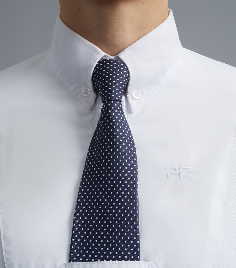 Luciana Ladies Short Sleeve Tie Shirt