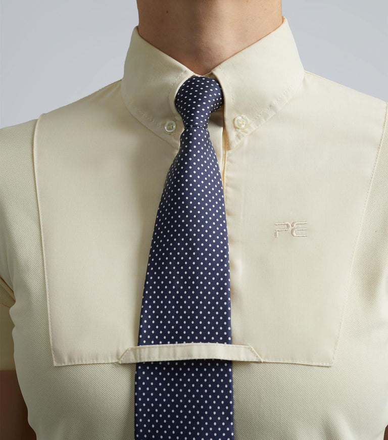 Luciana Ladies Short Sleeve Tie Shirt