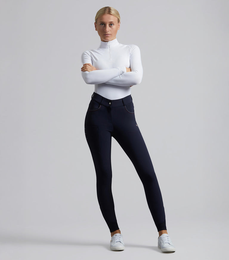 Moneta Ladies Riding Breeches French Navy