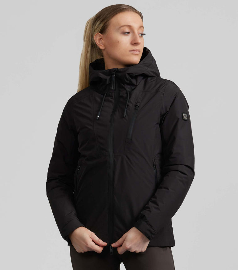 Motet Ladies Waterproof Jacket Graphite Black - Main Image