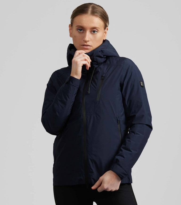 Motet Ladies Waterproof Jacket French Navy - Main Image