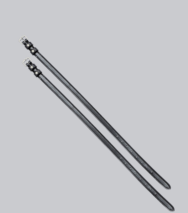 Patent Leather Spur Straps