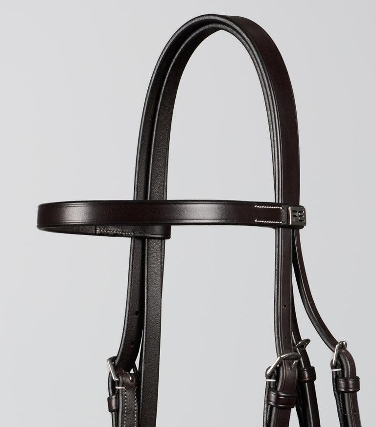 plain browband for hunter bridle