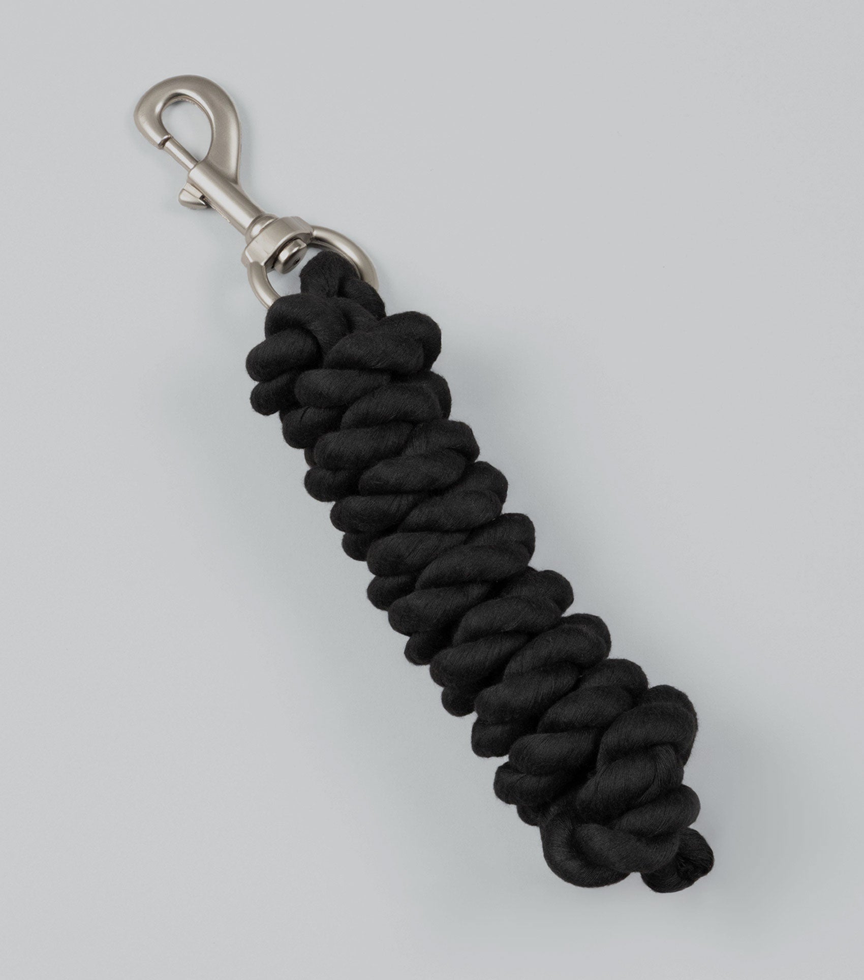 Realistic Lead Rope Polycotton Lead Rope: 2 Meters Black