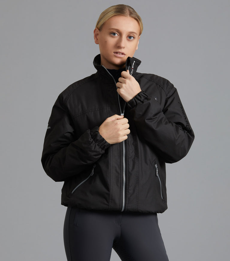 Pro Rider Unisex Waterproof Riding Jacket Black - Main Image