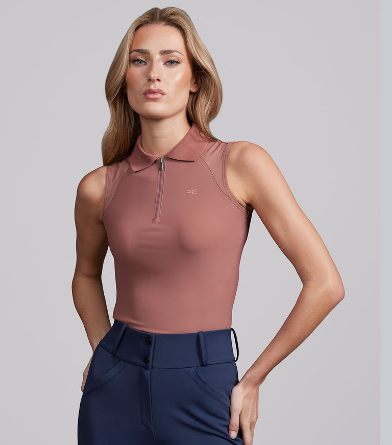 Prospero Sleeveless Polo Top