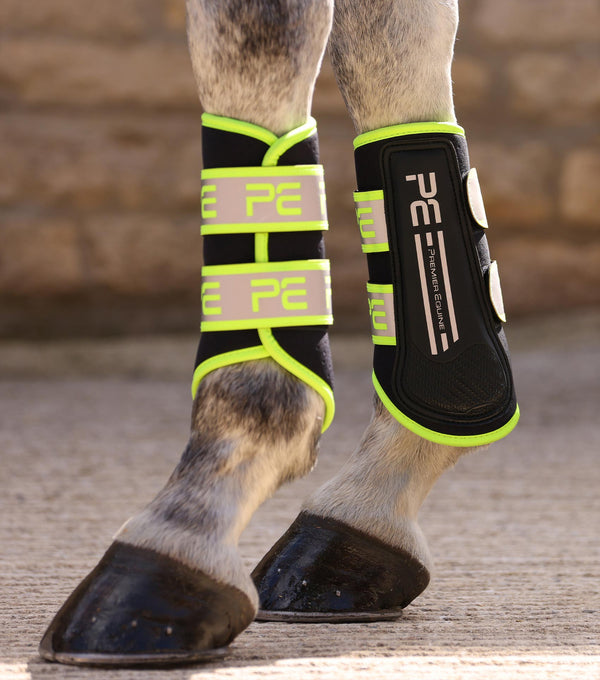 reflective brushing boots