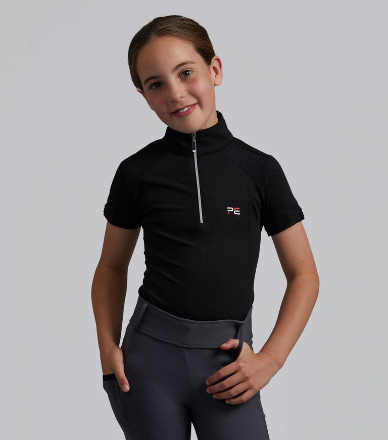 Mini Remisa Girl's Technical Short Sleeved Riding Top