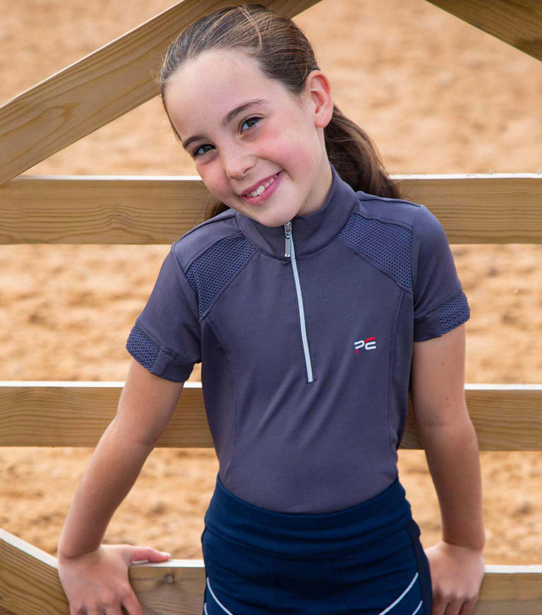 Mini Remisa Girl's Technical Short Sleeve Riding Top