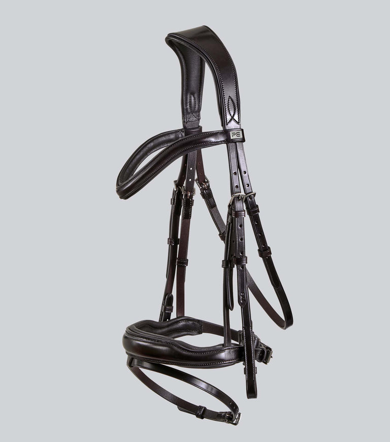 Rizzo Anatomic Snaffle Bridle with Flash