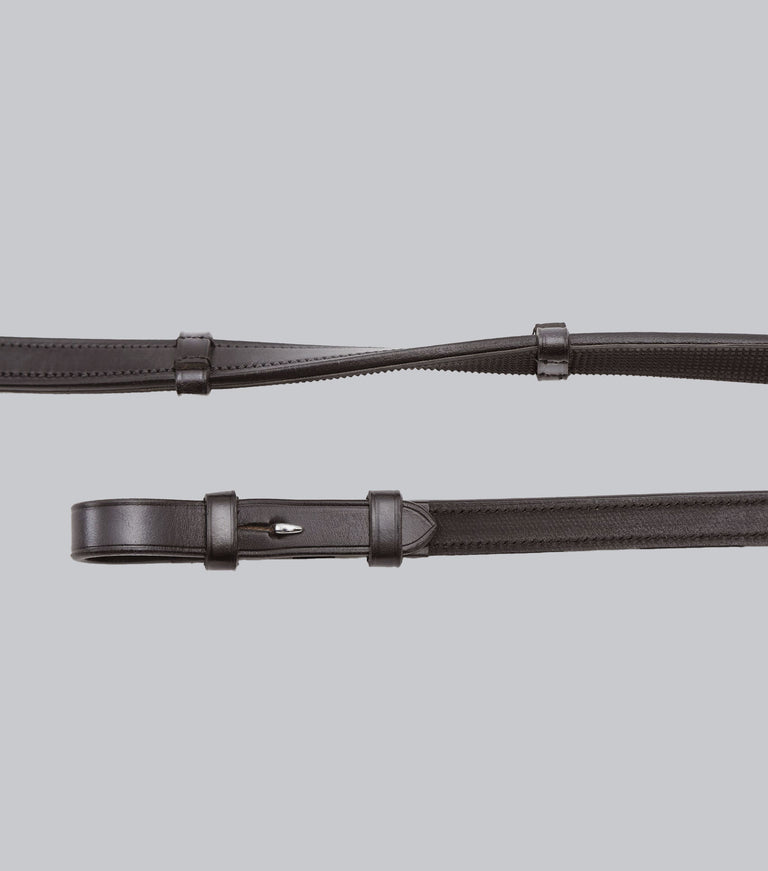 Salvatore Rubber & Leather Grip Reins