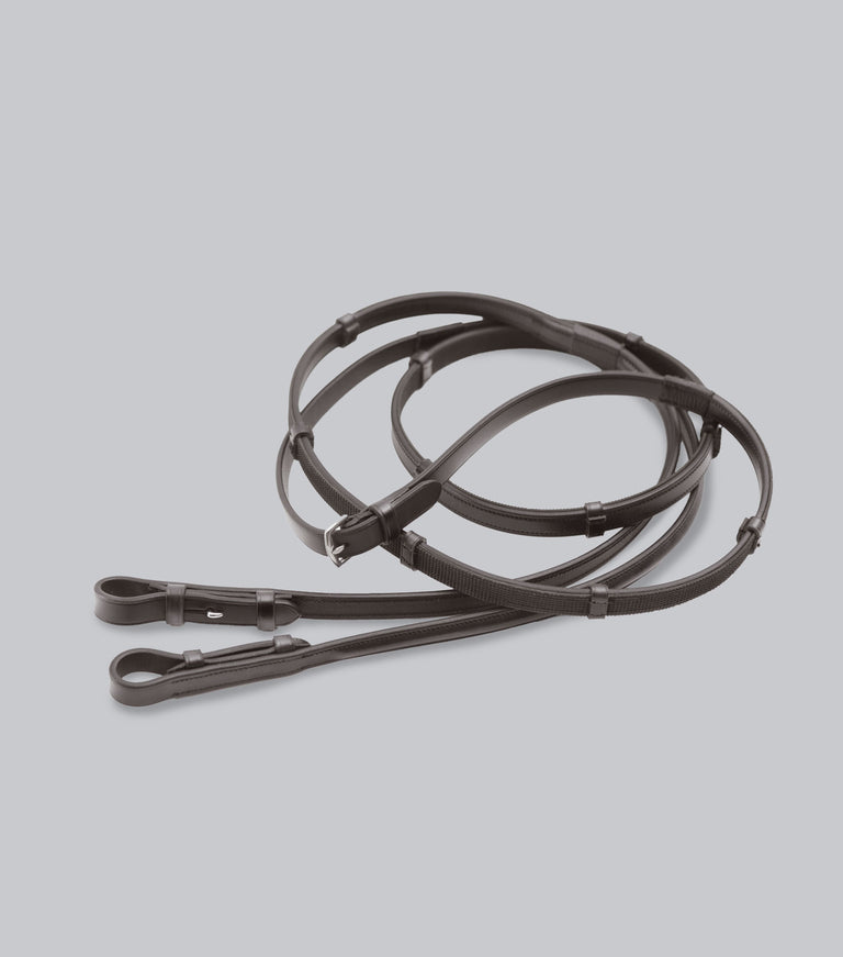 Salvatore Rubber & Leather Grip Reins