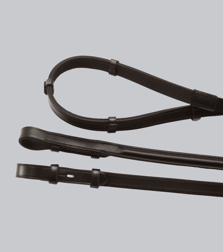 Salvatore Rubber & Leather Grip Reins