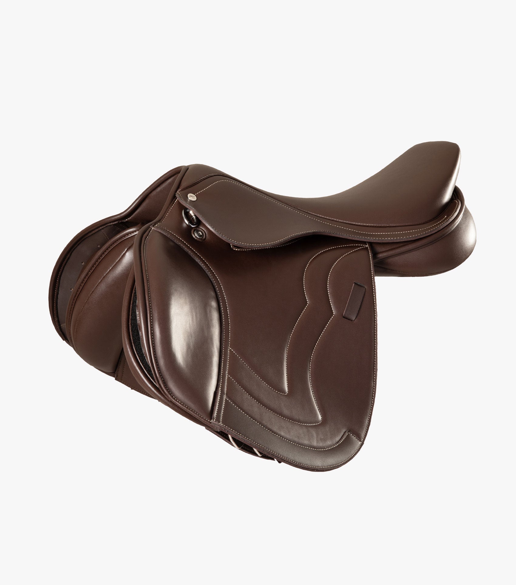 Sautiller Synthetic Close Contact Jump Saddle Brown Premier Equine