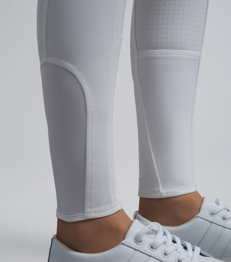 Sophia Ladies Full Seat High Waist Riding Breeches White