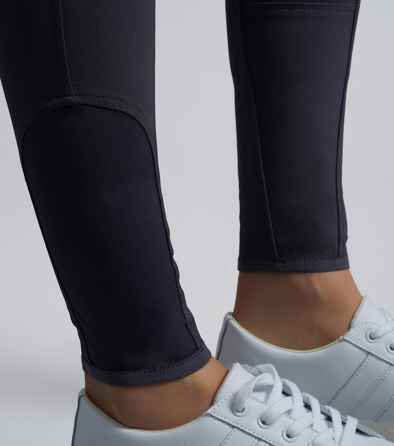 Sophia Ladies Full Seat High Waist Riding Breeches Athracite