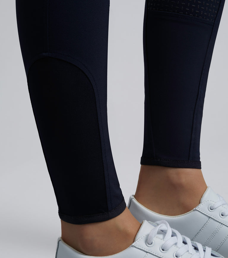 Sophia Ladies Full Seat High Waist Riding Breeches Navy