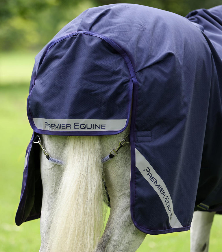 Stratus 600D Series 0g Turnout Rug with Classic Neck Cover Navy