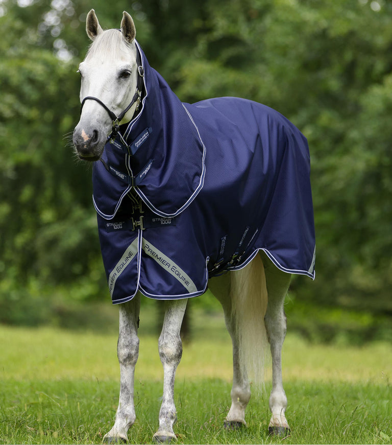 Stratus 600D Series 100g Turnout Rug with Classic Neck Cover Purple