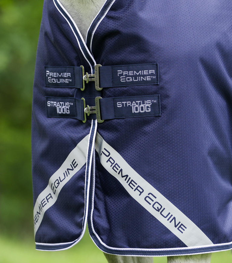 Stratus 600D Series 100g Turnout Rug with Classic Neck Cover Purple